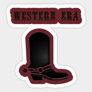 Western Era - Cowboy Boots 1 Sticker